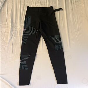 Vintage Soulcycle NWT ULTRACOR Holographic Star-Print Leggings- Sz. medium